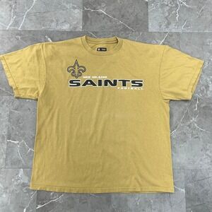 New Orleans Saints Graphic Tee Mens XL Short Sleeve Football Shirt Fleur De Lis